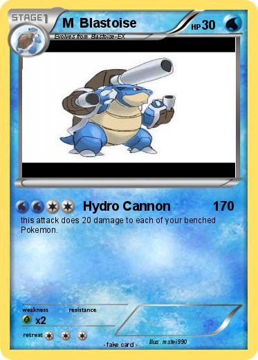 Pokemon M  Blastoise