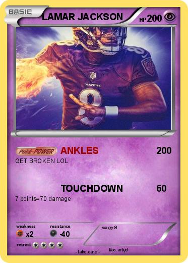 Pokemon LAMAR JACKSON