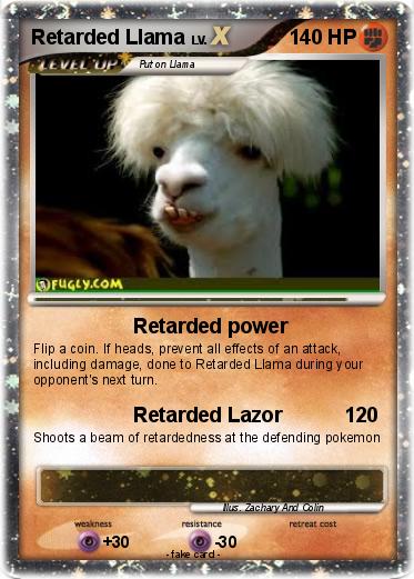 Pokemon Retarded Llama