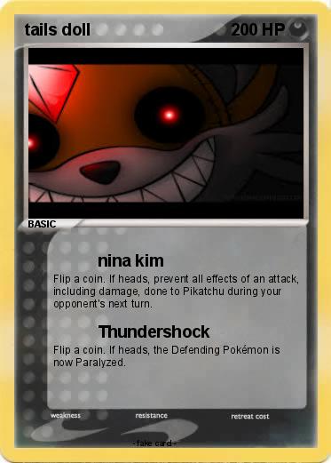 Pokemon tails doll
