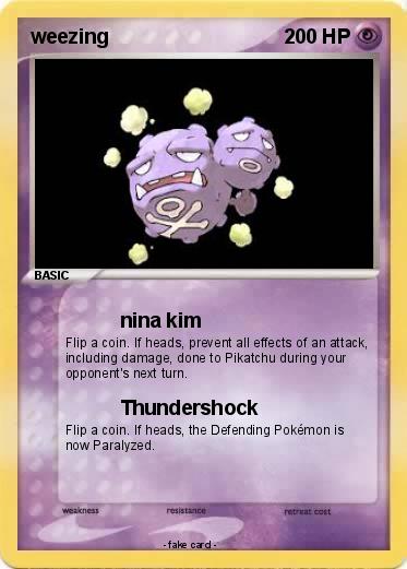 Pokemon weezing