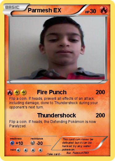 Pokemon Parmesh EX