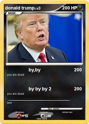Pokemon donald trump