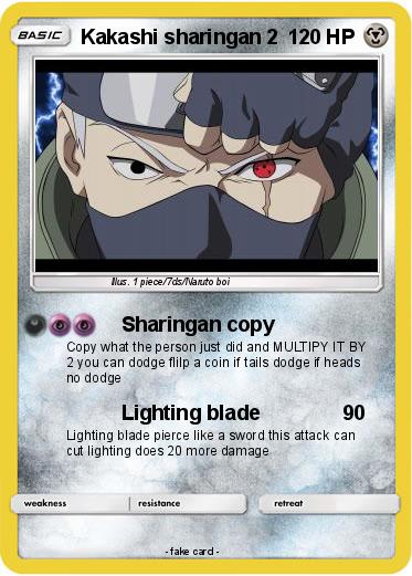 Pokemon Kakashi sharingan 2