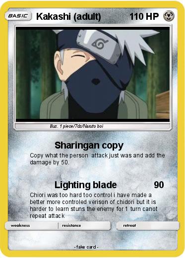 Pokemon Kakashi (adult)