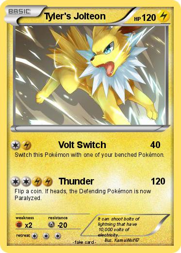 Pokemon Tyler's Jolteon