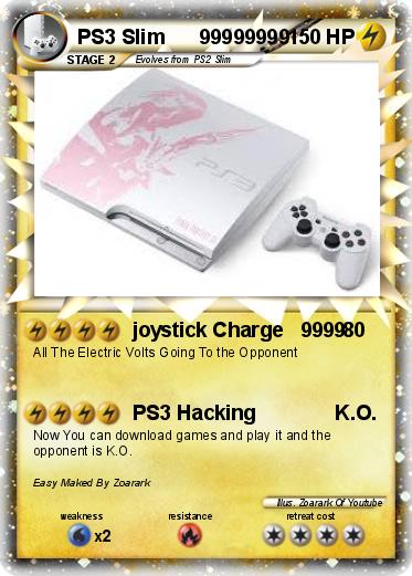 Pokemon PS3 Slim      99999999