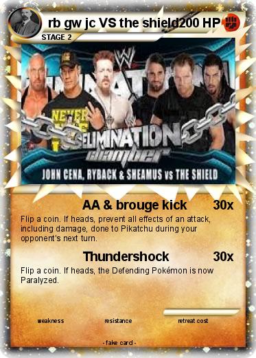 Pokemon rb gw jc VS the shield