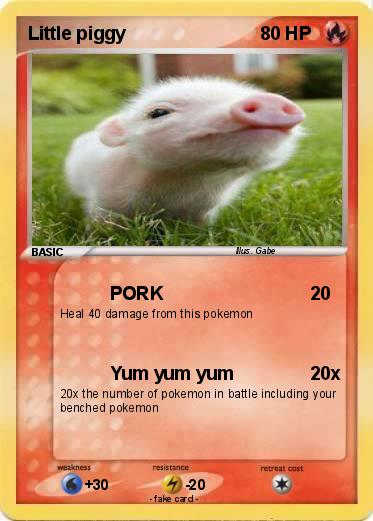 Pokemon Little piggy