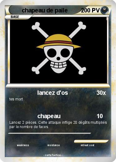 Pokemon chapeau de paile