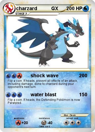 Pokemon charzard           GX