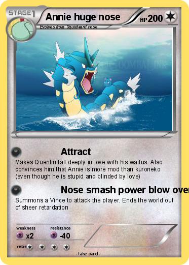 Pokemon Annie huge nose