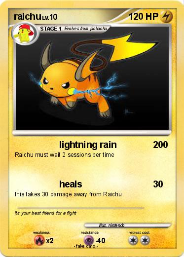 Pokemon raichu