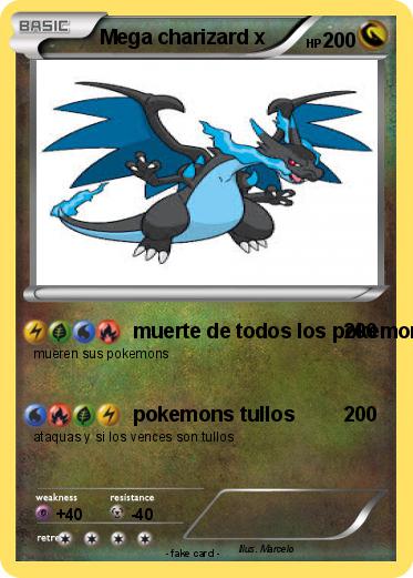 Pokemon Mega charizard x