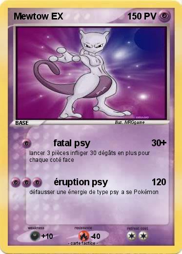 Pokemon Mewtow EX