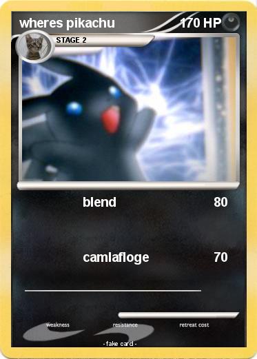 Pokemon wheres pikachu