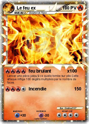 Pokemon Le feu ex