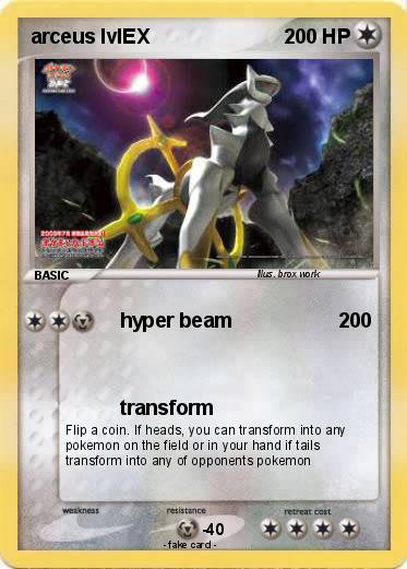 Pokemon arceus lvlEX