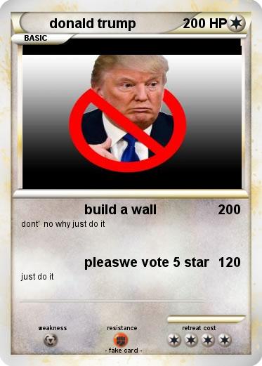 Pokemon donald trump