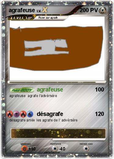 Pokemon agrafeuse