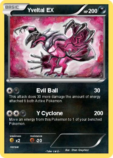 Pokemon Yveltal EX