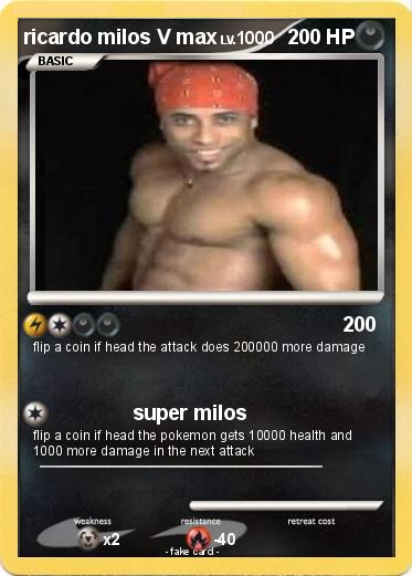 Pokemon ricardo milos V max