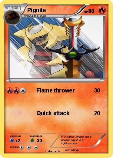 Pokemon Pignite