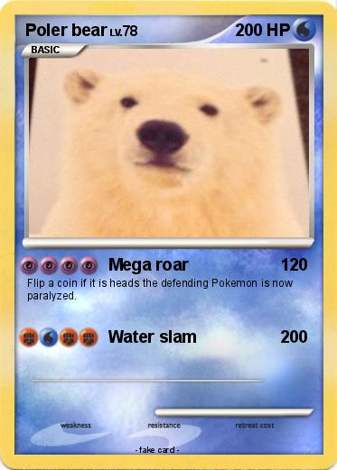 Pokemon Poler bear