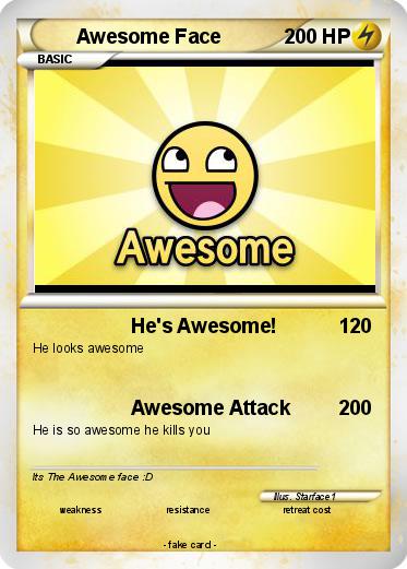 Pokemon Awesome Face