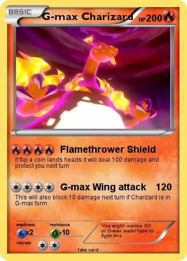 Pokemon G-max Charizard