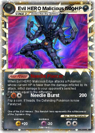 Pokemon Evil HERO Malicious Edge
