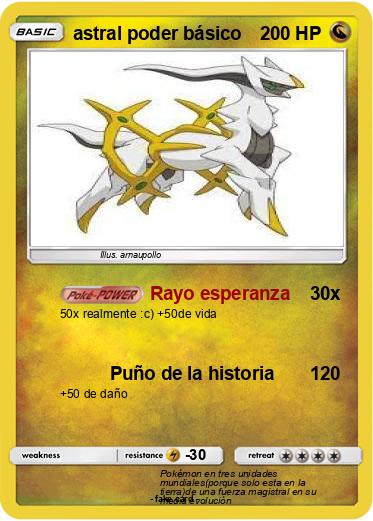 Pokemon astral poder básico