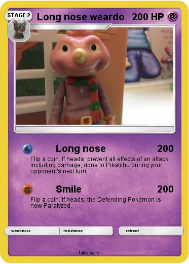 Pokemon Long nose weardo
