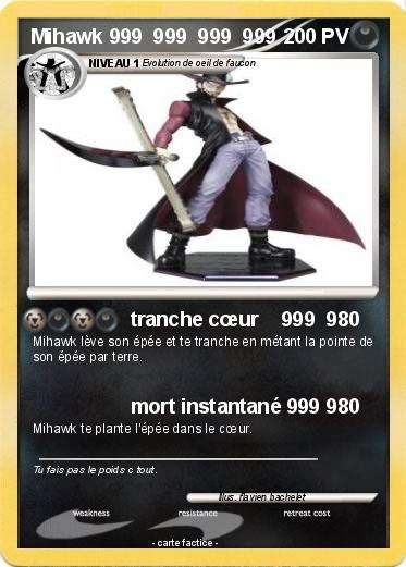 Pokemon Mihawk 999  999  999  999