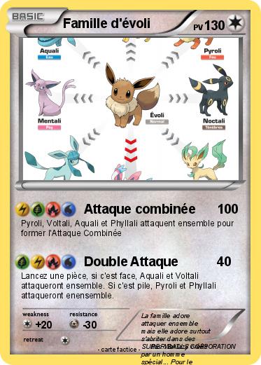 Pokemon Famille d'évoli