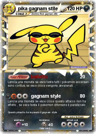 Pokemon pika gagnam stile