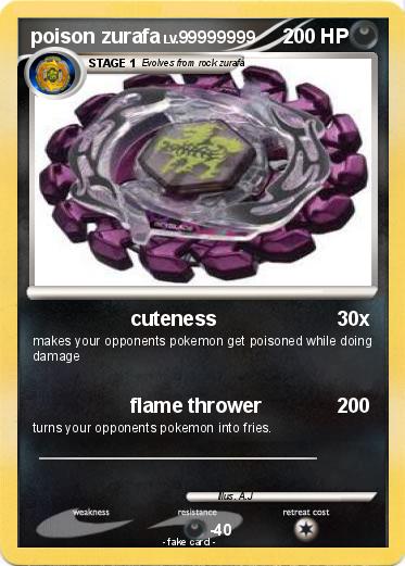 Pokemon poison zurafa