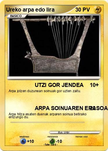 Pokemon Ureko arpa edo lira