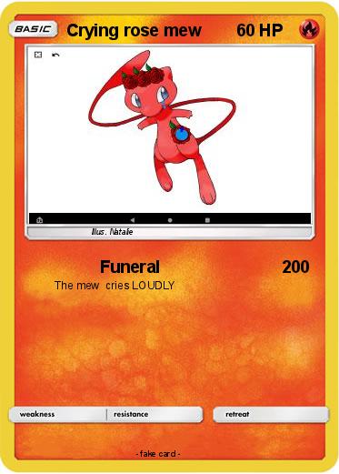 Pokemon Crying rose mew