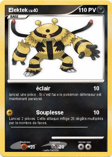 Pokemon Elektek