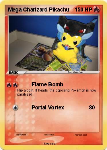 Pokemon Mega Charizard Pikachu