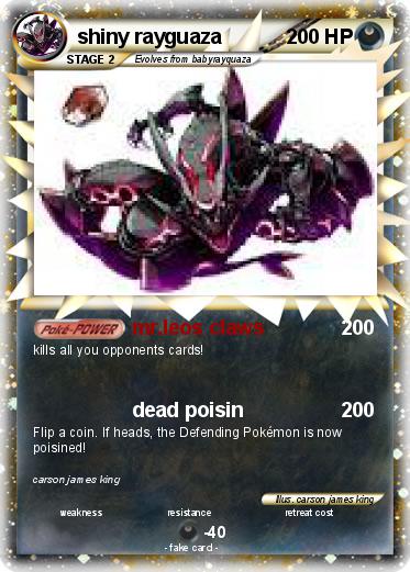 Pokemon shiny rayguaza