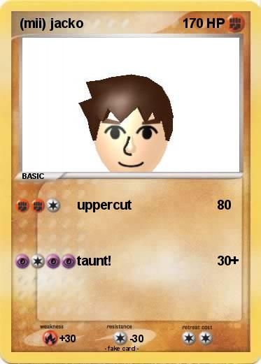 Pokemon (mii) jacko