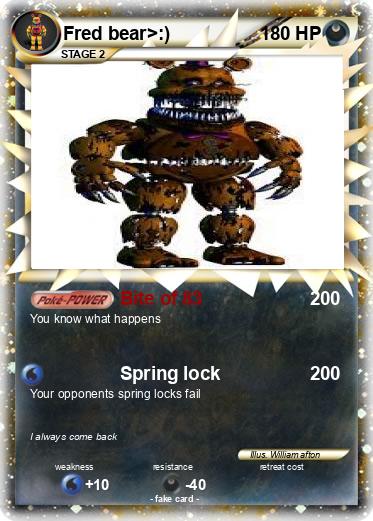 Pokemon Fred bear>:)