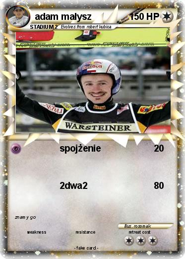 Pokemon adam małysz