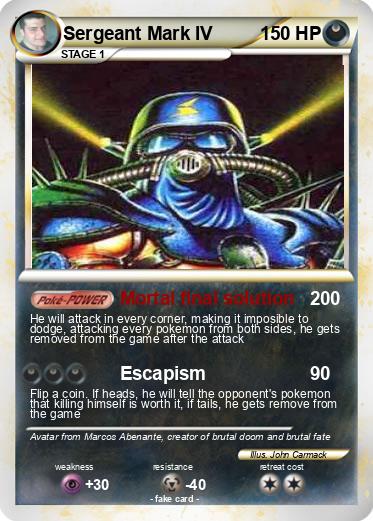 Pokemon Sergeant Mark IV
