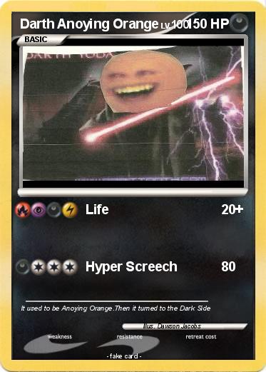 Pokemon Darth Anoying Orange