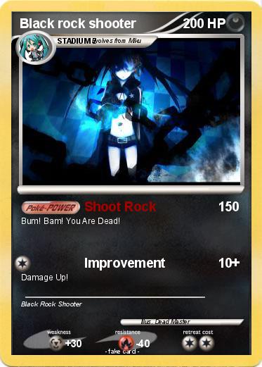 Pokemon Black rock shooter