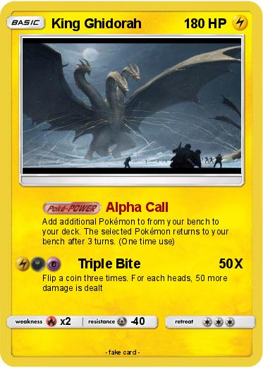 Pokemon King Ghidorah