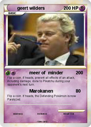 Pokemon geert wilders